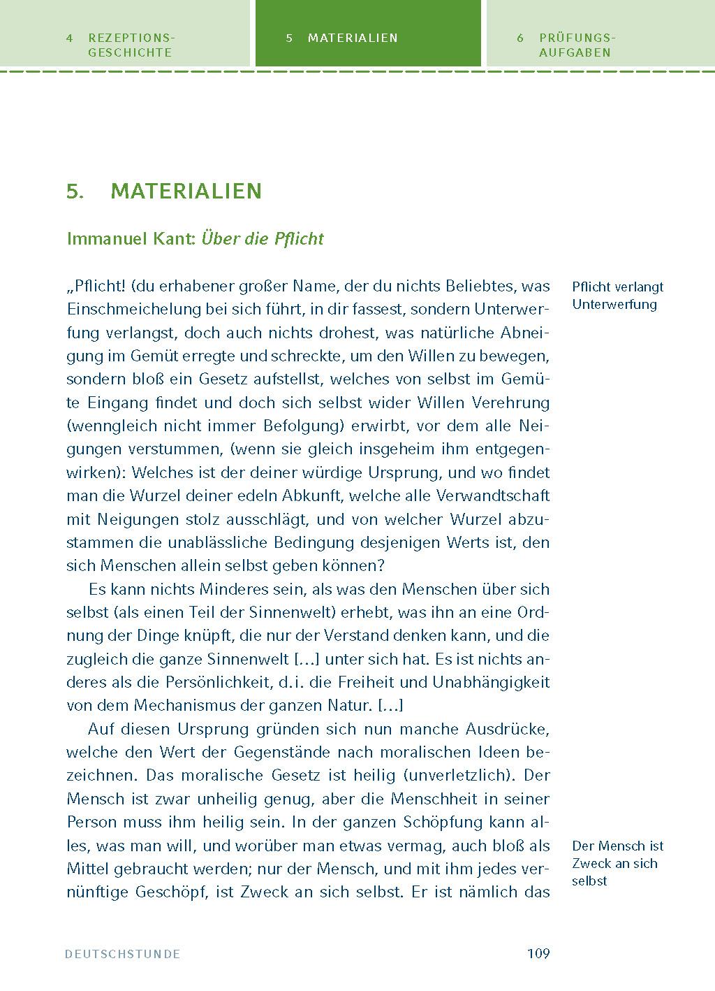 Beispielinhalt (Bild) Deutschstunde. Textanalyse und Interpretation zu Siegfried Lenz