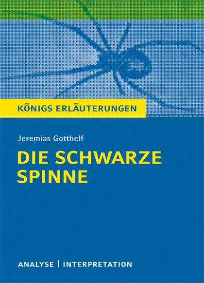Vorderes Coverbild Die schwarze Spinne. Textanalyse und Interpretation
