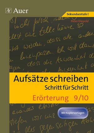 Vorderes Coverbild Aufsätze schreiben Schritt für Schritt: Erörterung