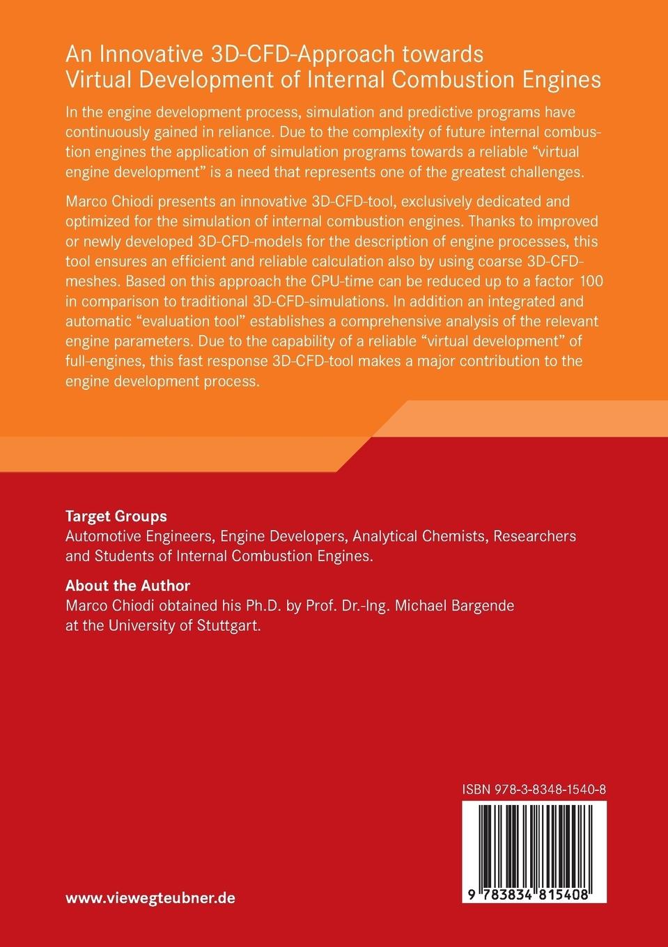 Rückseitencover An Innovative 3D-CFD-Approach towards Virtual Development of Internal Combustion Engines