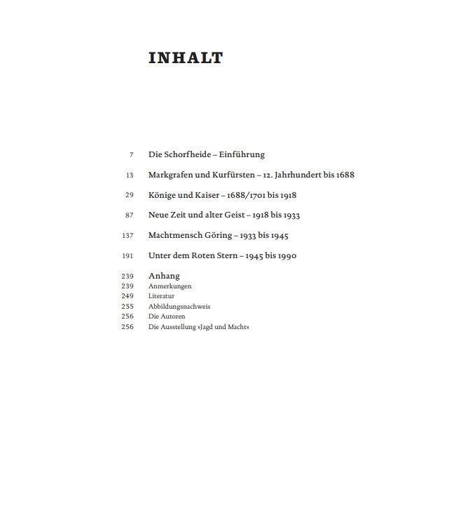 Beispielinhalt (Bild) Jagd und Macht