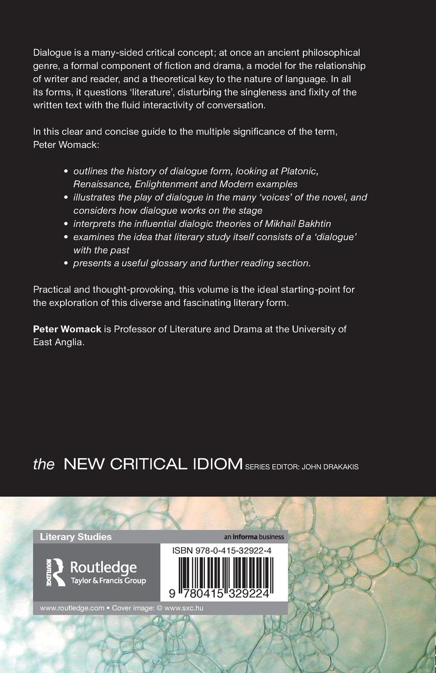 Rückseitencover Dialogue