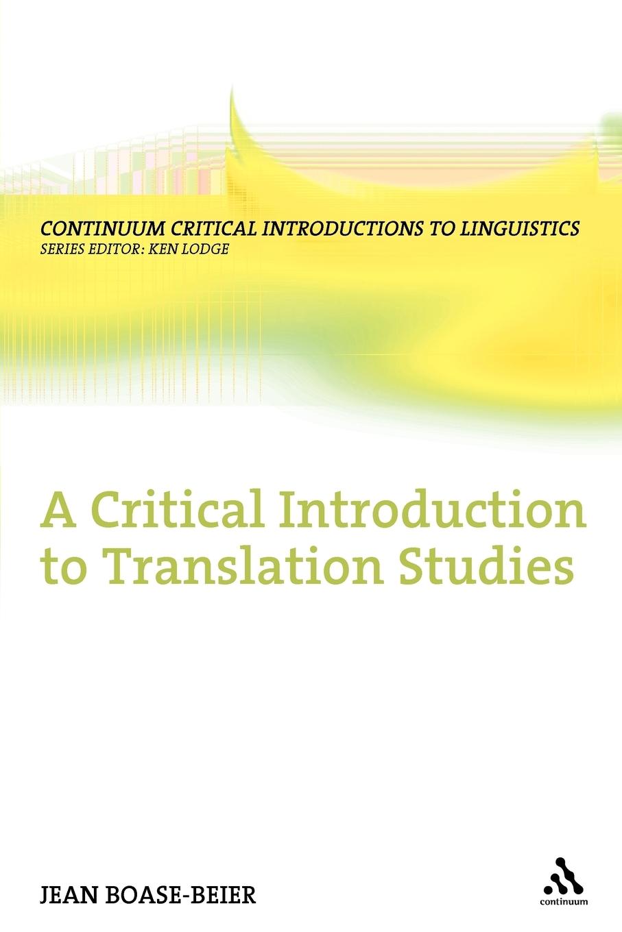 Vorderes Coverbild A Critical Introduction to Translation Studies