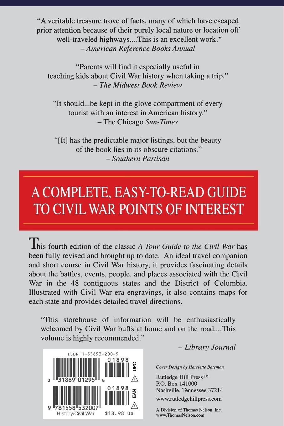 Rückseitencover A Tour Guide to the Civil War
