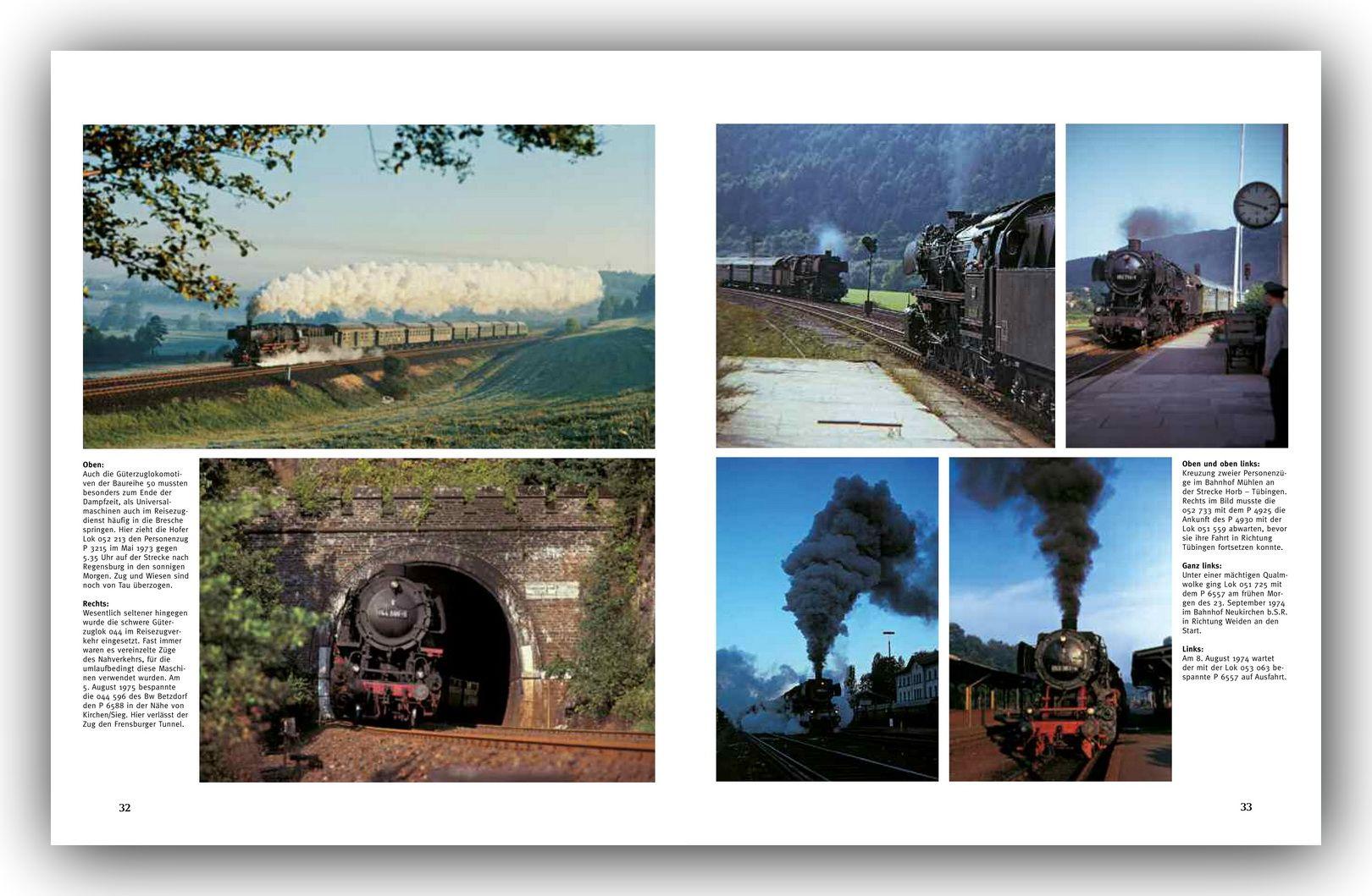 Beispielinhalt (Bild) Dampfloks im Betrieb der DB und DR