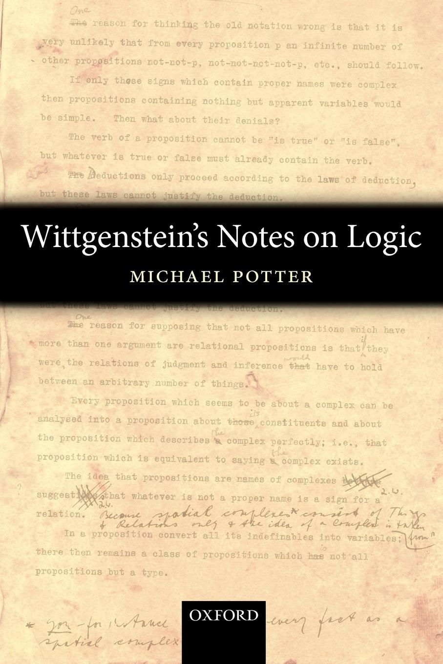 Vorderes Coverbild Wittgenstein's Notes on Logic