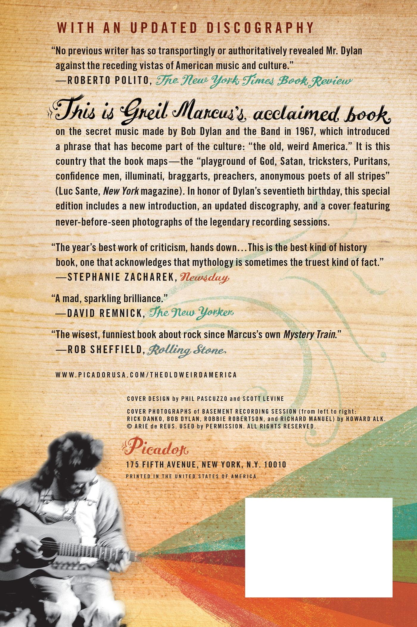 Rückseitencover Old, Weird America