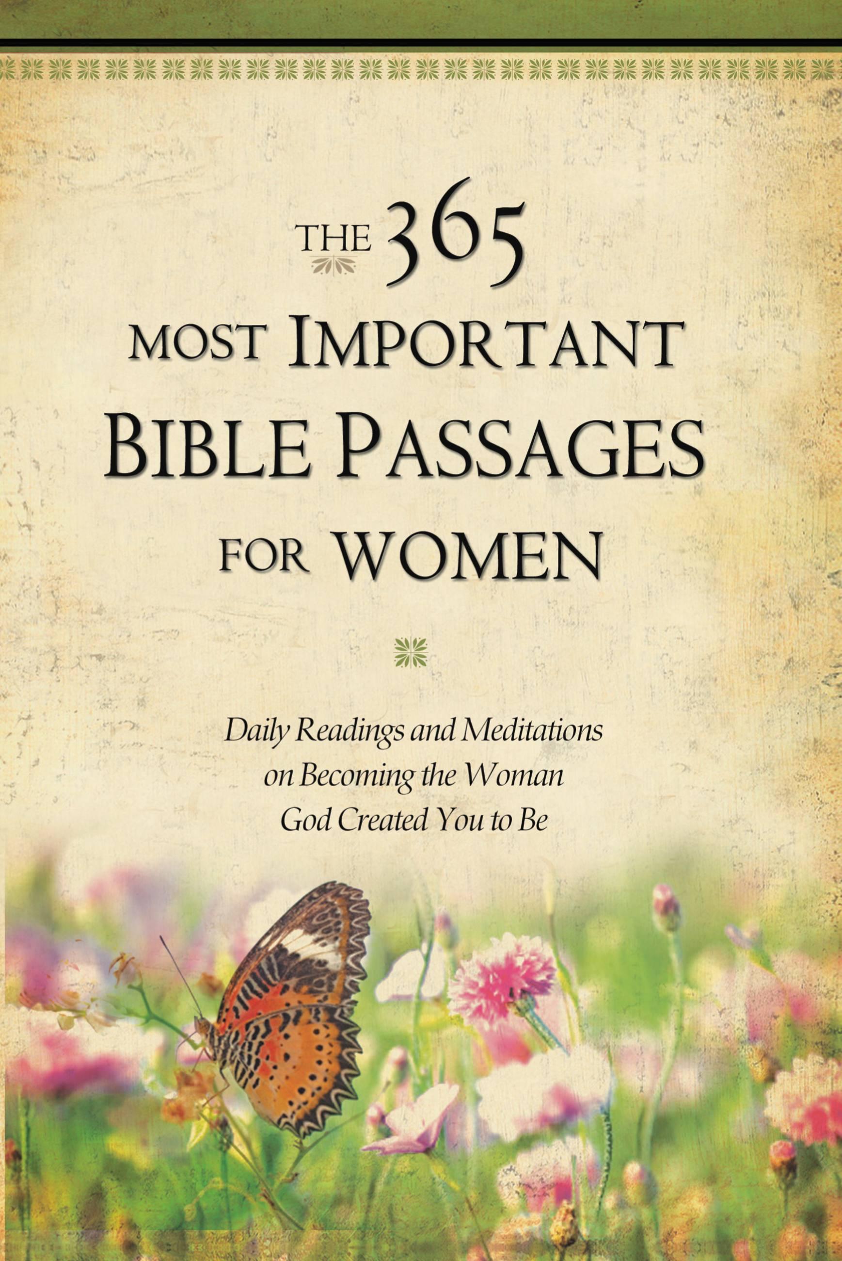 Vorderes Coverbild The 365 Most Important Bible Passages for Women