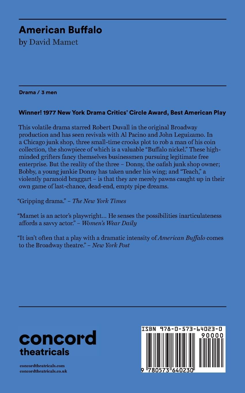 Rückseitencover American Buffalo