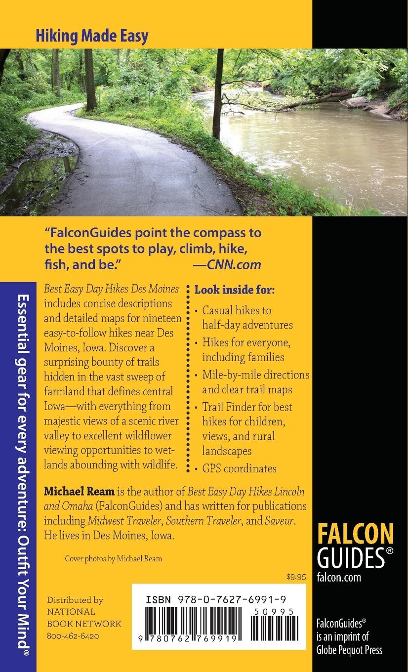 Rückseitencover Best Easy Day Hikes Des Moines