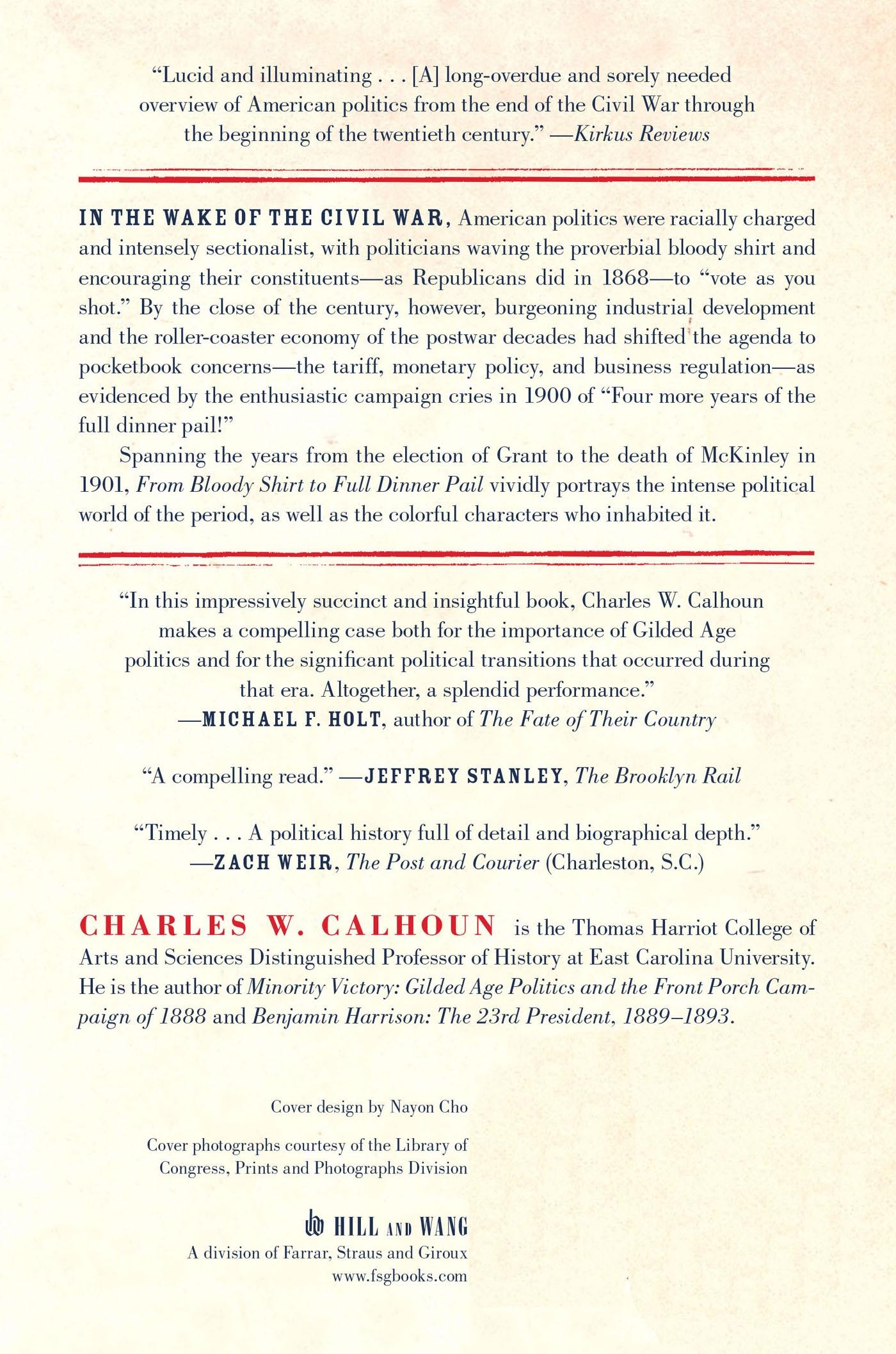 Rückseitencover From Bloody Shirt to Full Dinner Pail