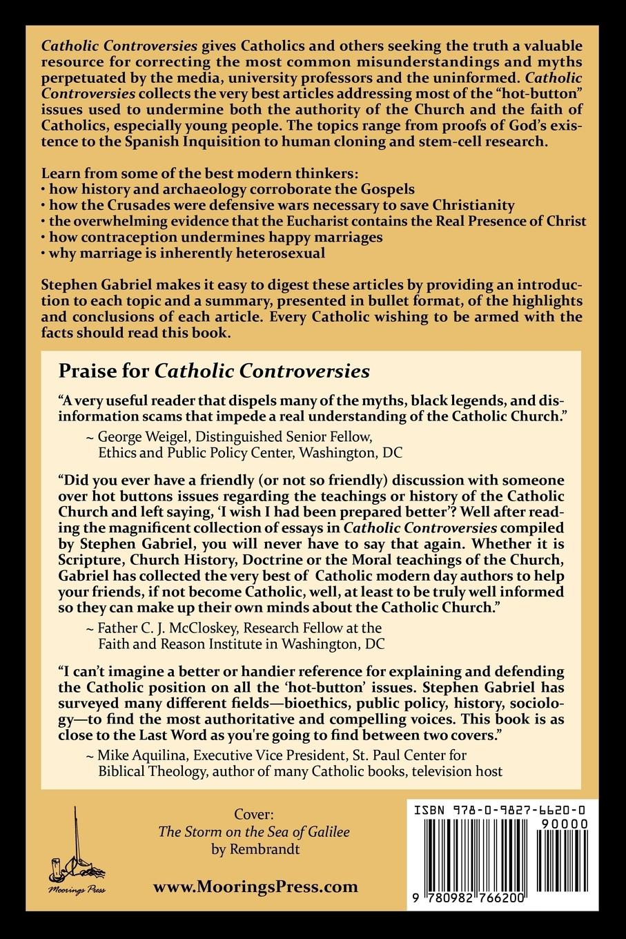 Rückseitencover Catholic Controversies