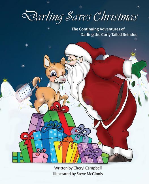 Vorderes Coverbild Darling the Curly Tailed Reindoe Saves Christmas