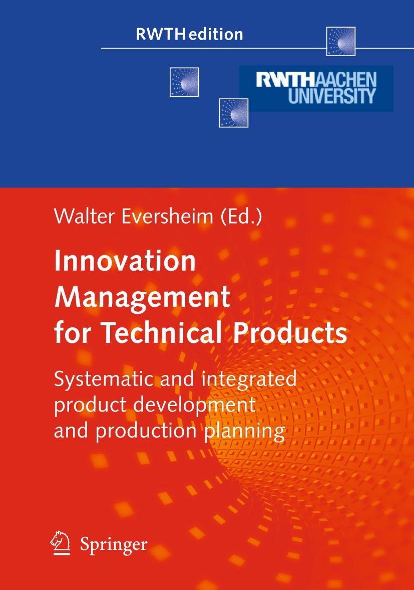 Vorderes Coverbild Innovation Management for Technical Products