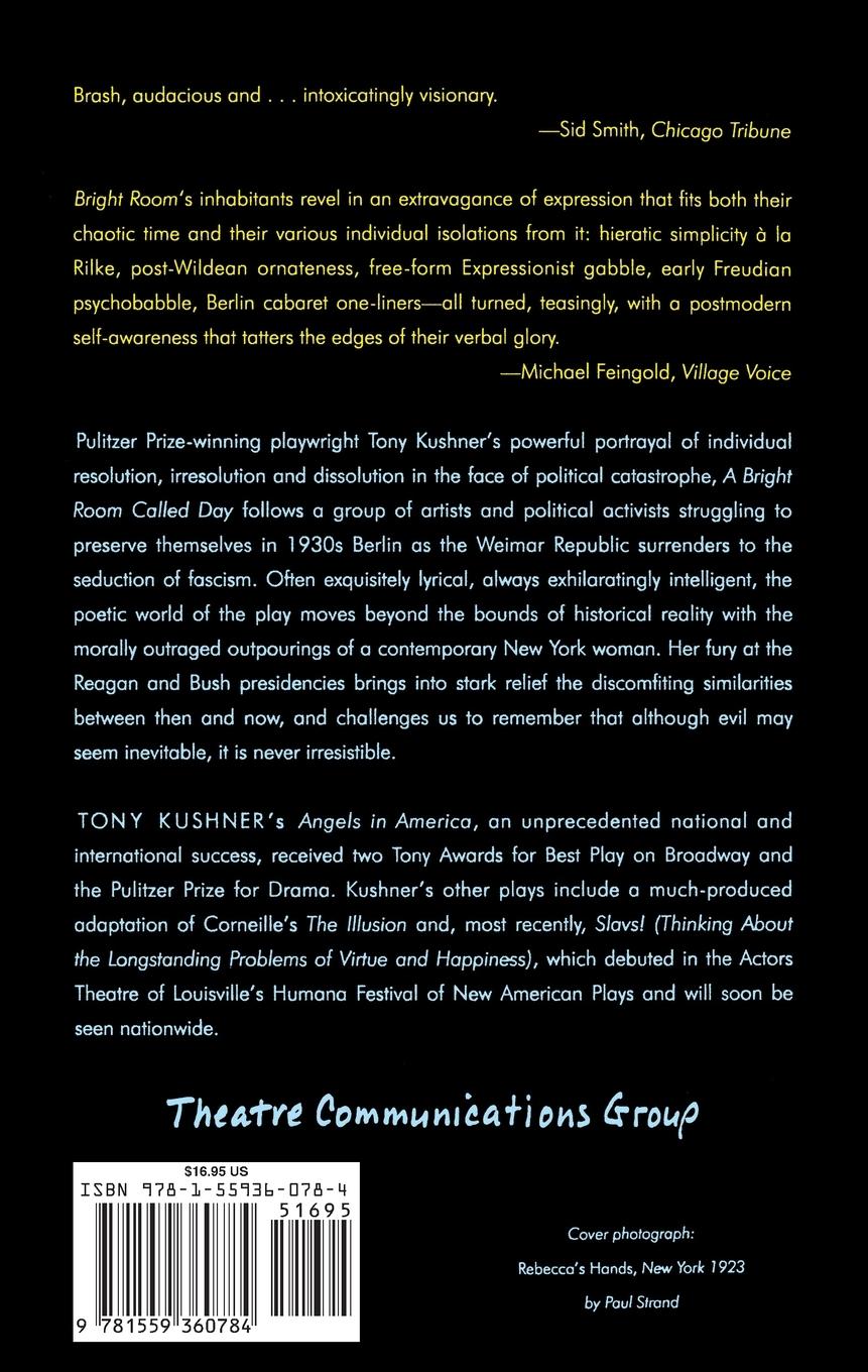 Rückseitencover A Bright Room Called Day