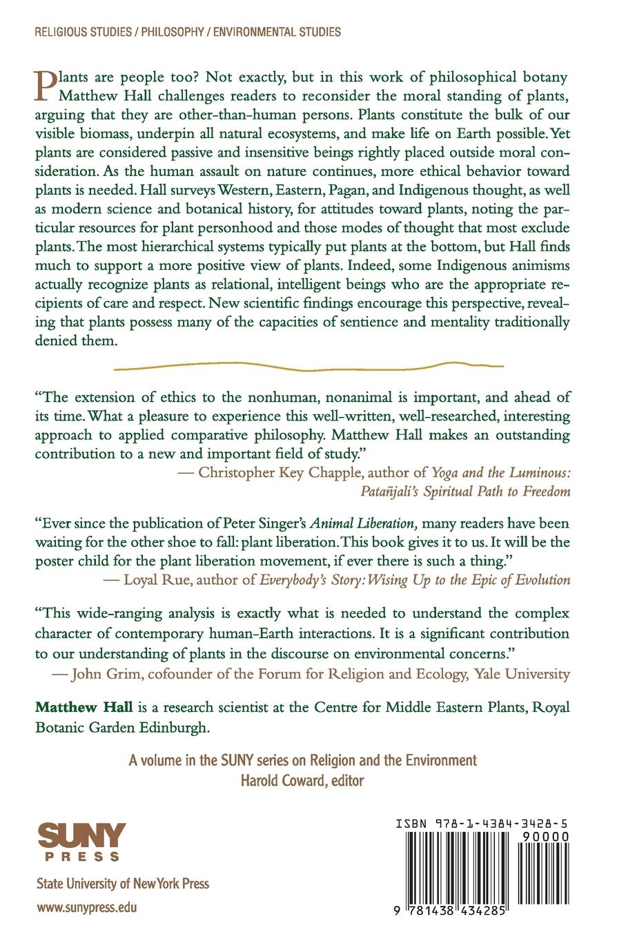 Rückseitencover Plants as Persons