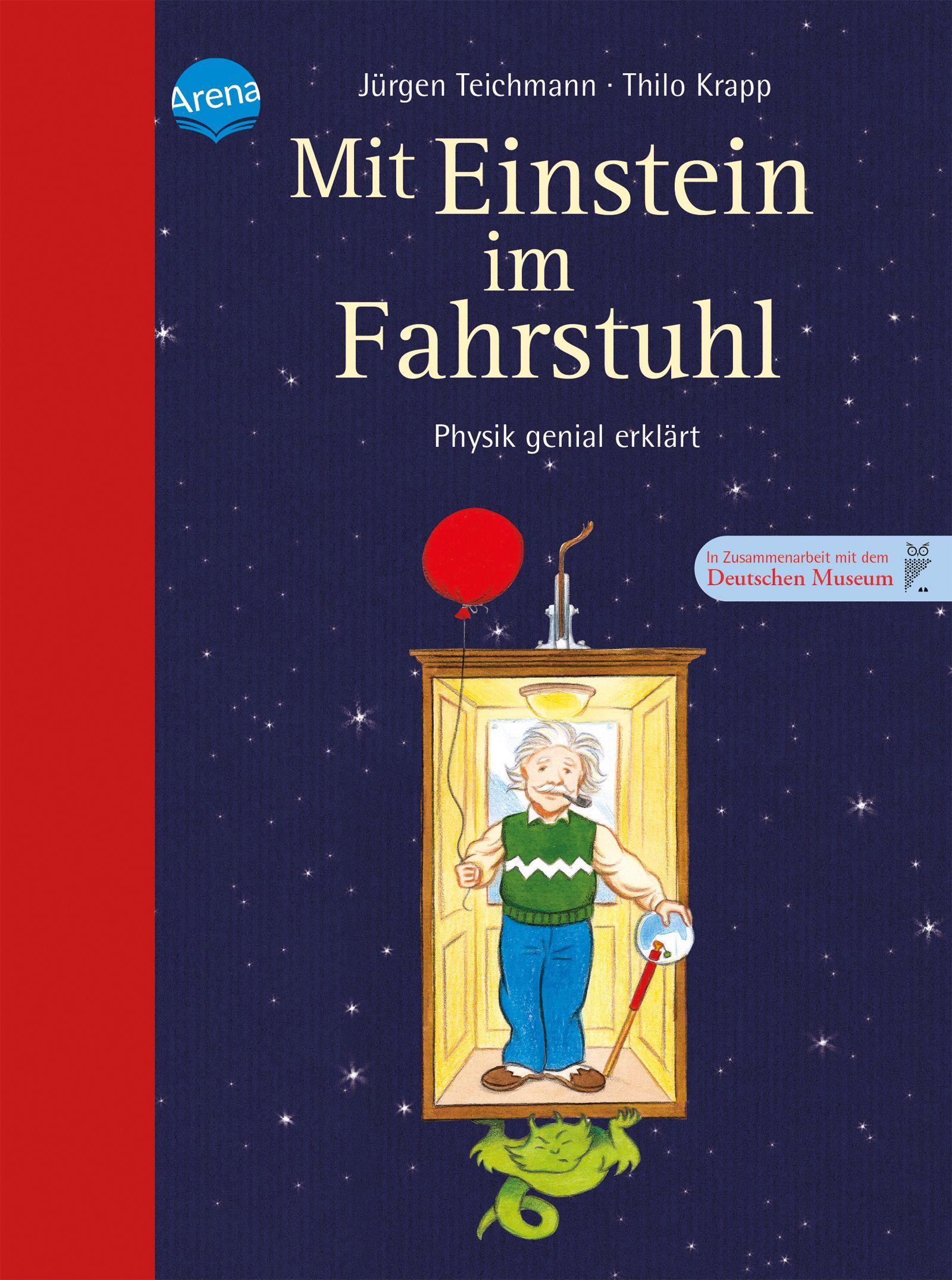 Vorderes Coverbild Mit Einstein im Fahrstuhl