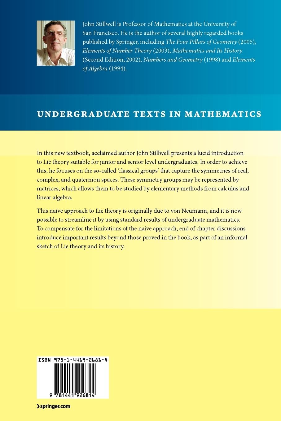 Rückseitencover Naive Lie Theory