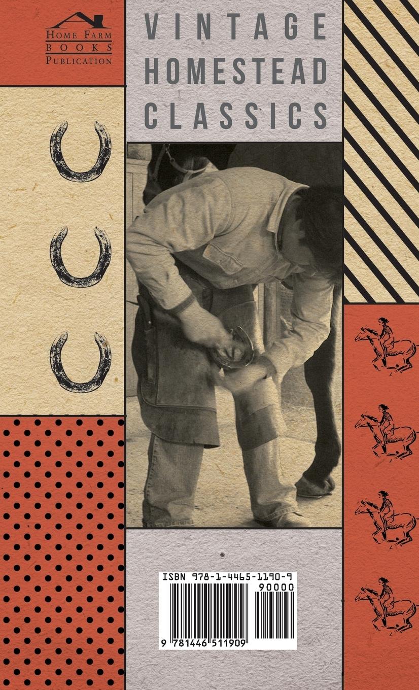 Rückseitencover Veterinary Medicine Series No. 19 - The Art Of Horse-Shoeing - A Manual For Farriers And Veterinarians