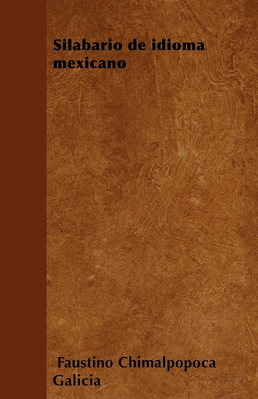 Vorderes Coverbild Silabario de idioma mexicano