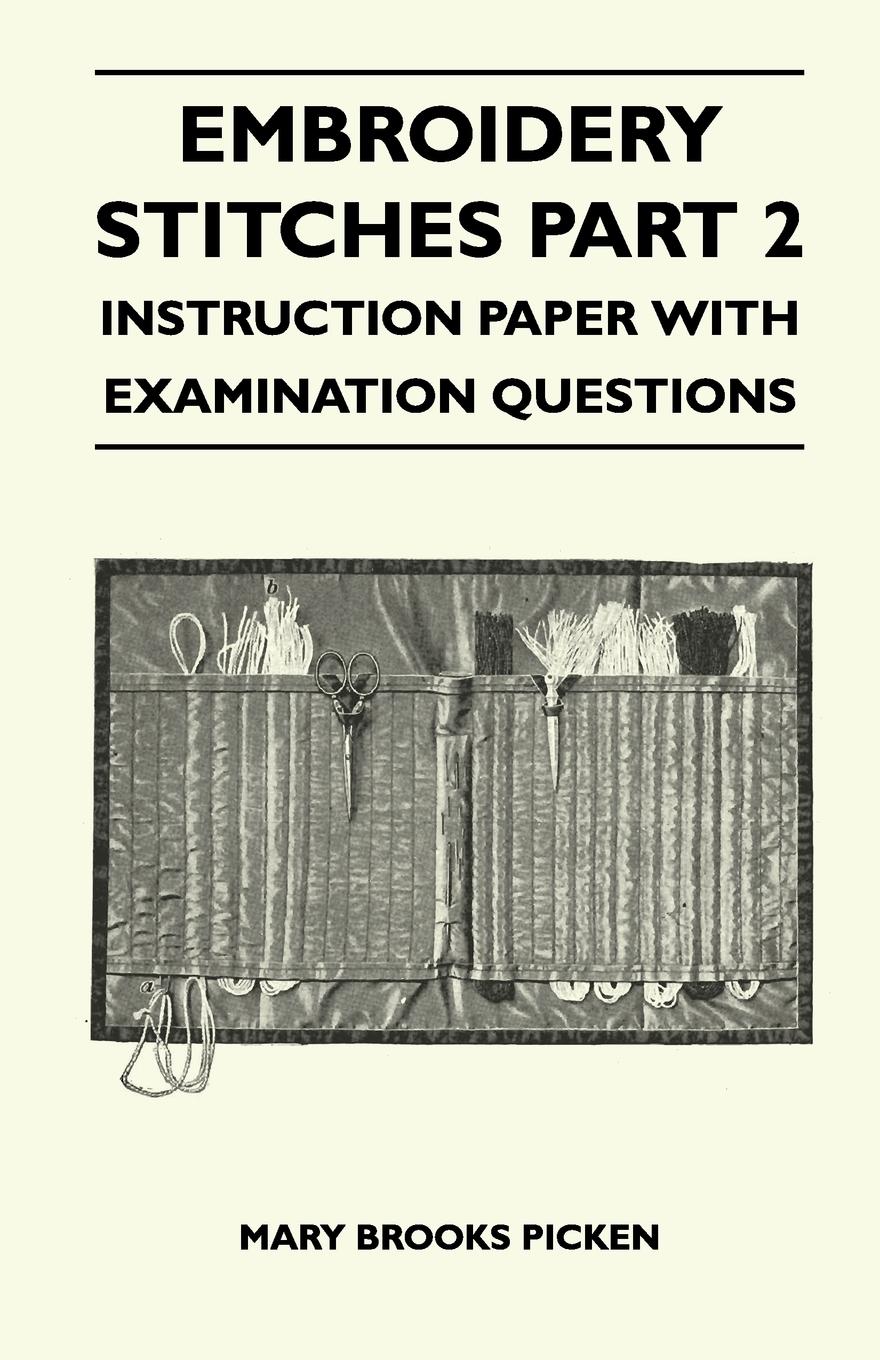 Vorderes Coverbild Embroidery Stitches Part 2 - Instruction Paper With Examination Questions