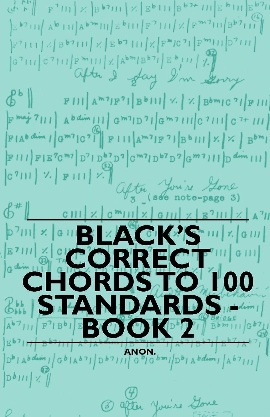 Vorderes Coverbild Black's Correct Chords to 100 Standards - Book 2