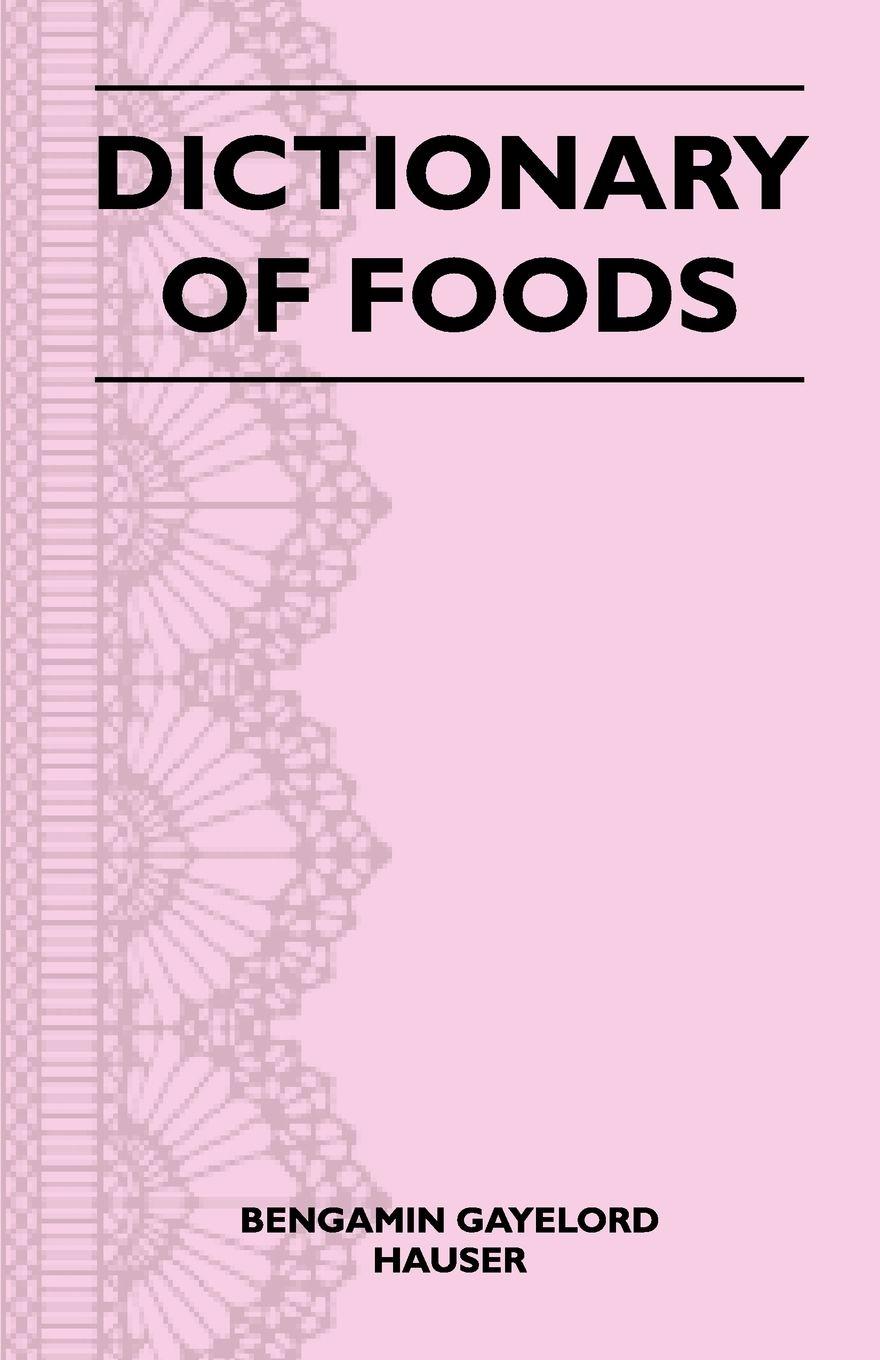 Vorderes Coverbild Dictionary of Foods