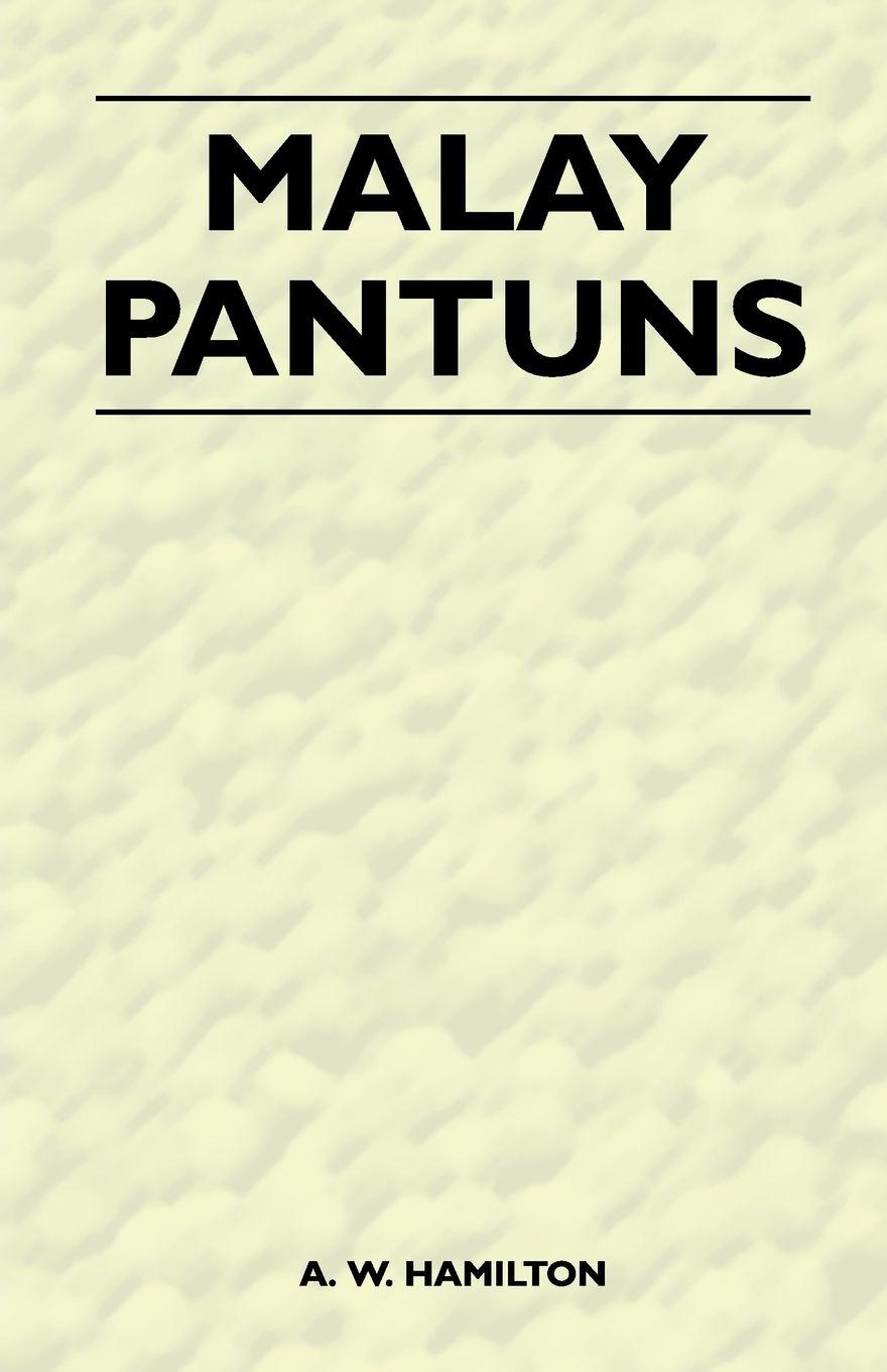 Vorderes Coverbild Malay Pantuns