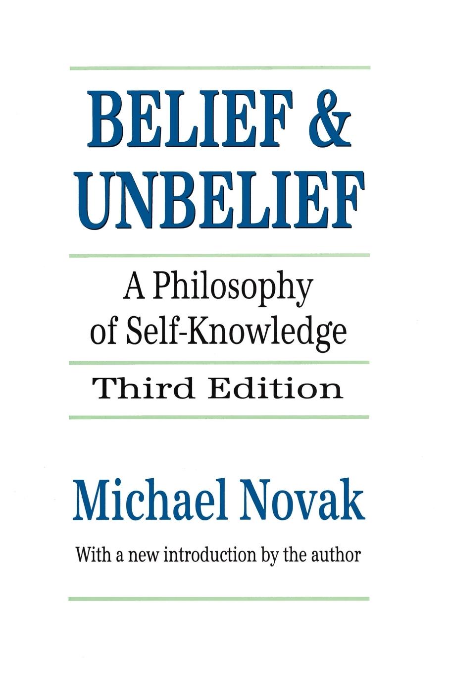Vorderes Coverbild Belief and Unbelief