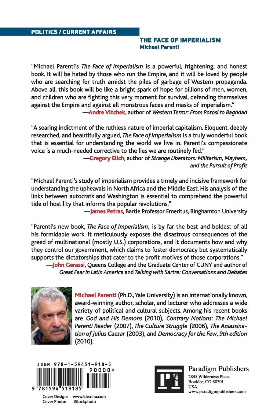 Rückseitencover Face of Imperialism