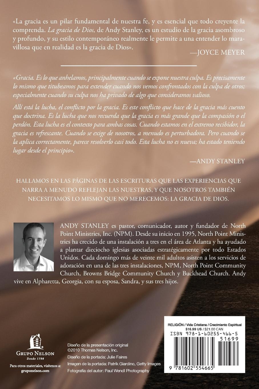 Rückseitencover La Gracia de Dios = The Grace of God = The Grace of God