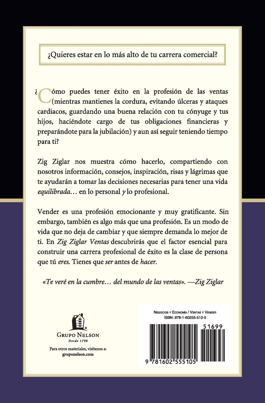 Rückseitencover Zig Ziglar Ventas