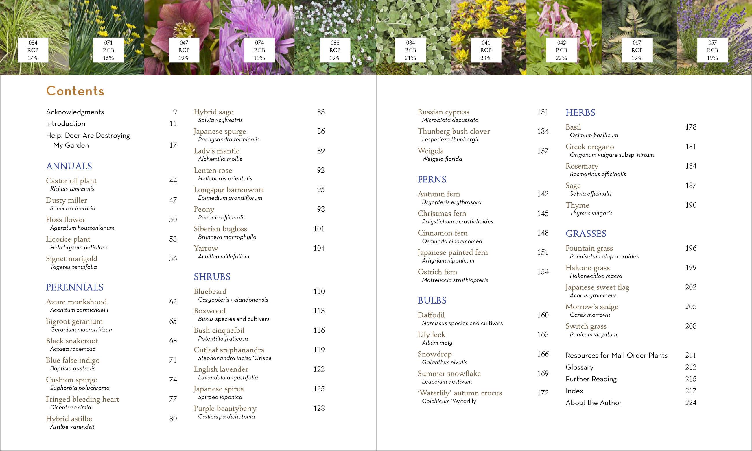 Beispielinhalt (Bild) 50 Beautiful Deer-Resistant Plants