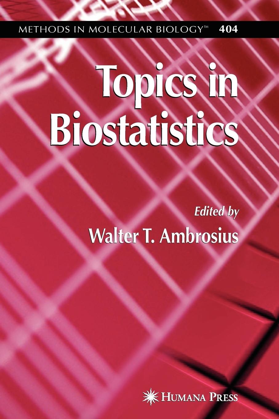 Vorderes Coverbild Topics in Biostatistics