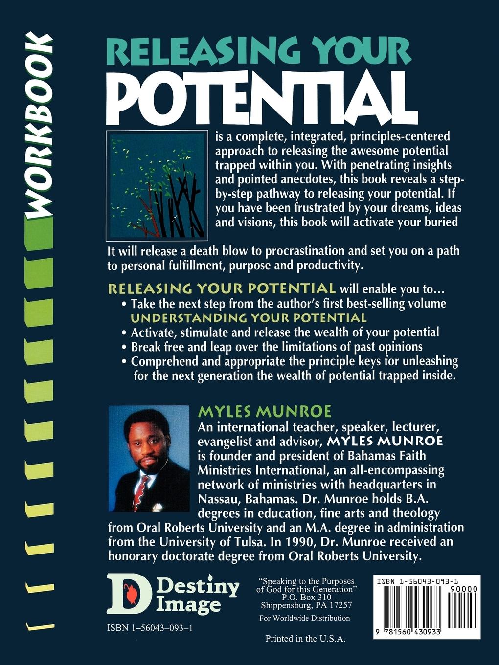 Rückseitencover Releasing Your Potential Workbook