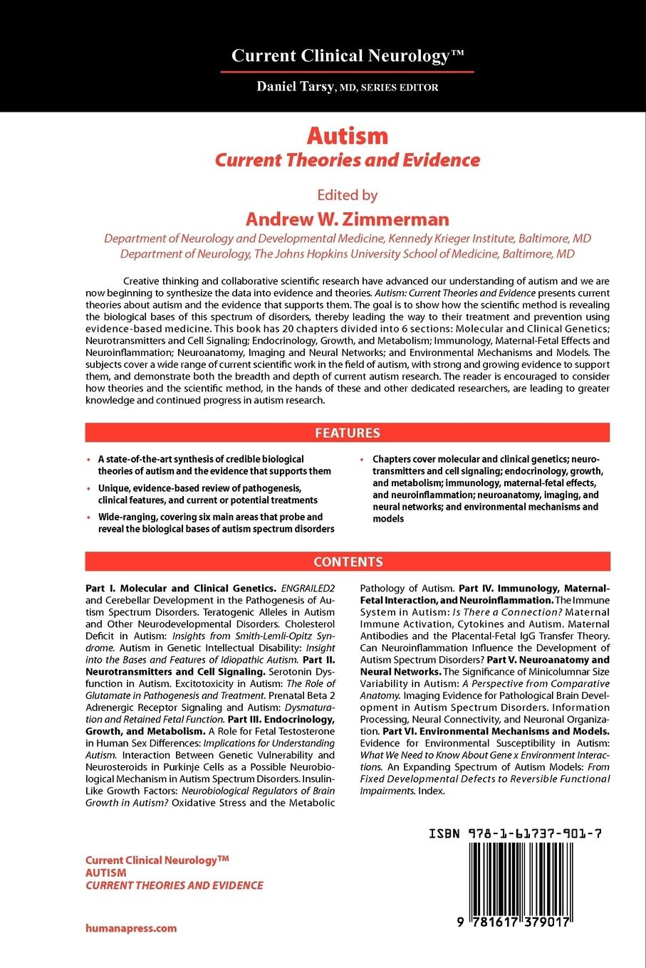 Rückseitencover Autism