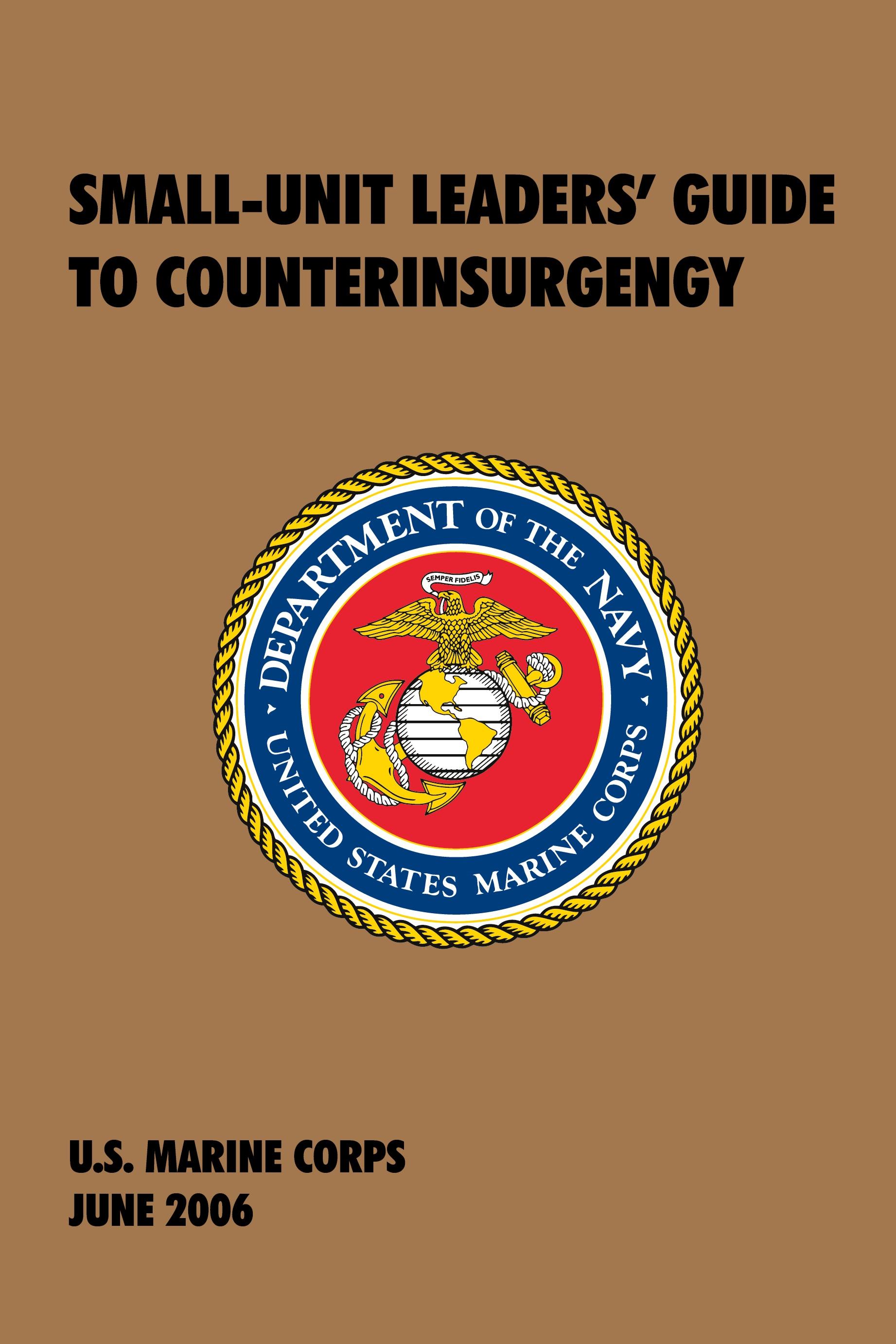 Vorderes Coverbild Small-Unit Leaders' Guide to Counterinsurgency