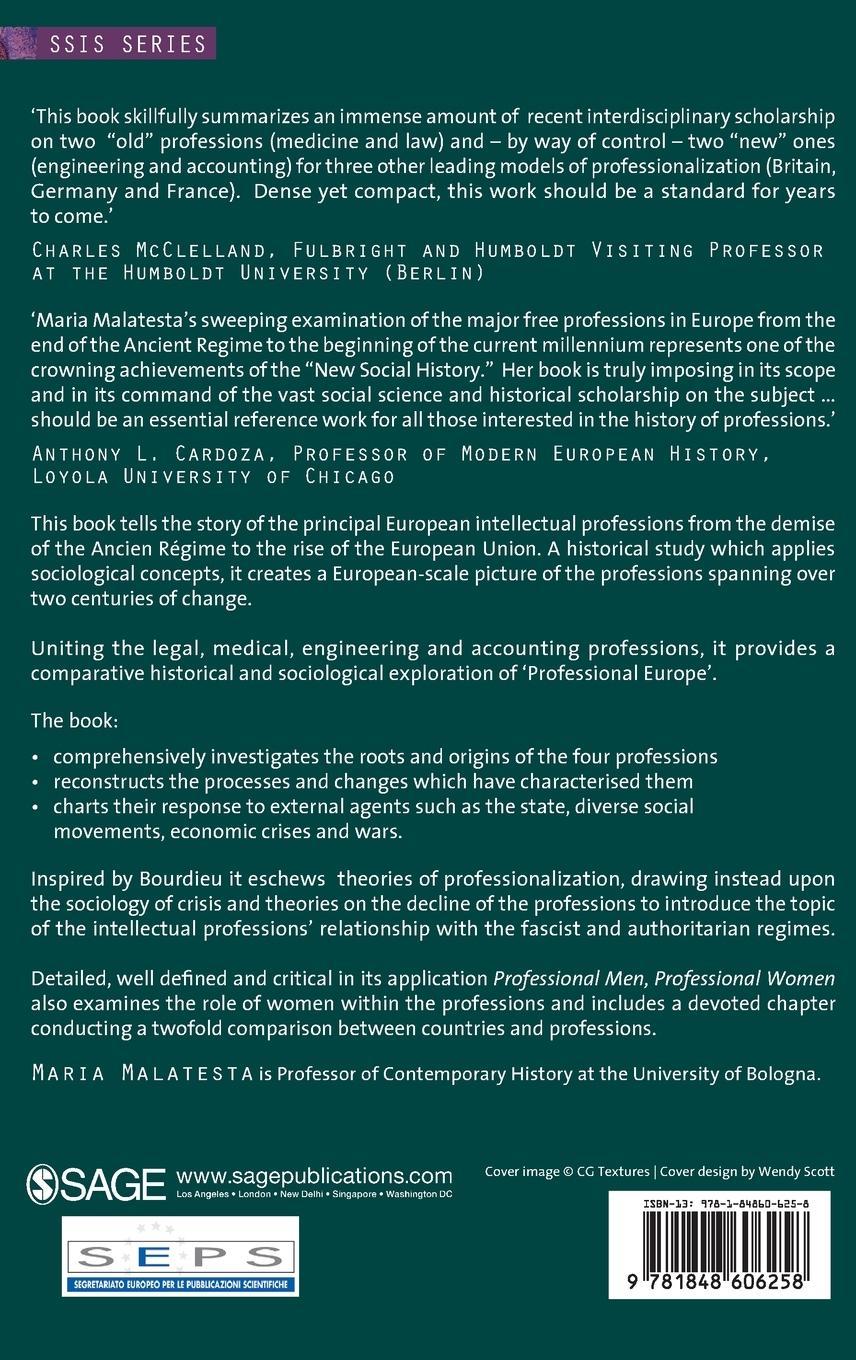 Rückseitencover Professional Men, Professional Women