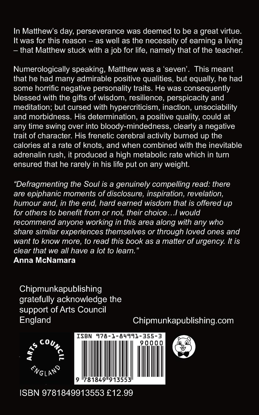 Rückseitencover Defragmenting the Soul