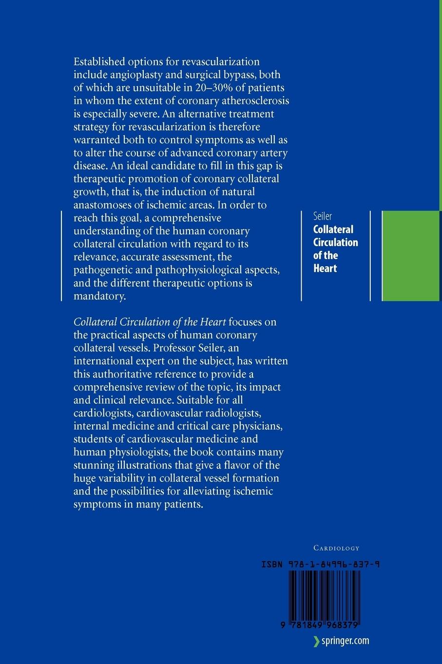 Rückseitencover Collateral Circulation of the Heart