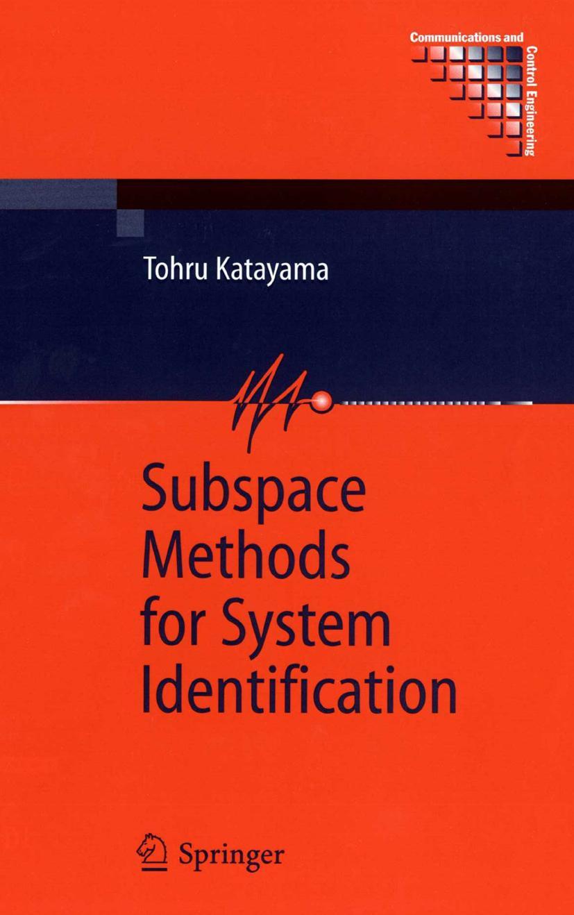 Vorderes Coverbild Subspace Methods for System Identification