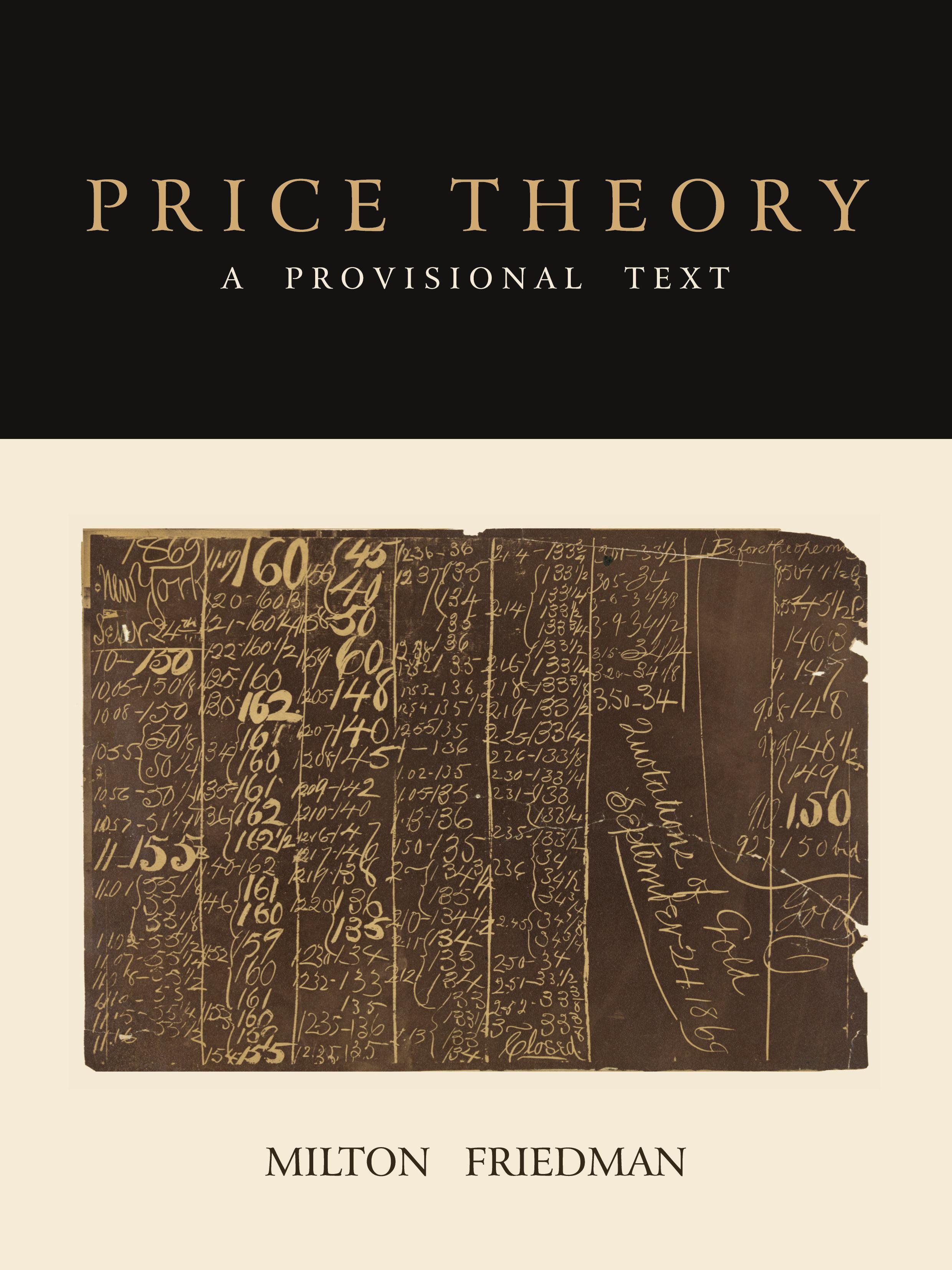 Vorderes Coverbild Price Theory