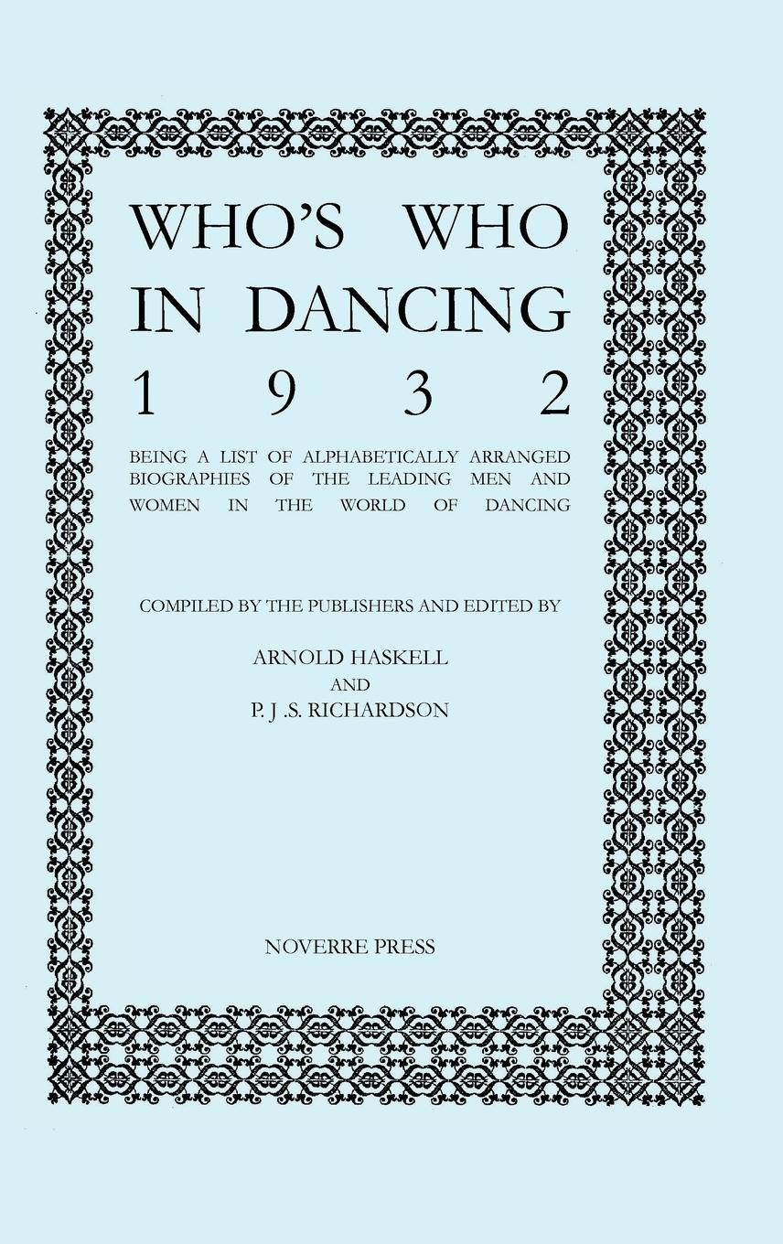 Vorderes Coverbild Who's Who in Dancing 1932