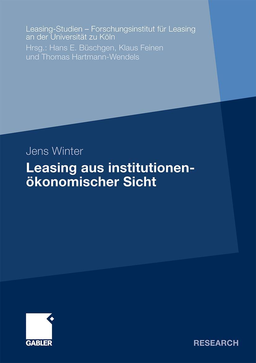 Vorderes Coverbild Leasing aus institutionenökonomischer Sicht