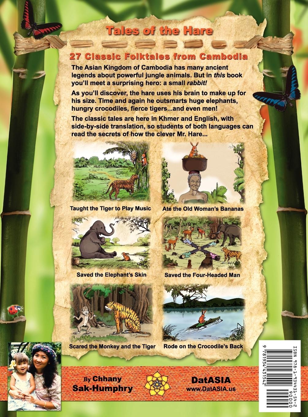 Rückseitencover Tales of the Hare - 27 Classic Folktales of Cambodia