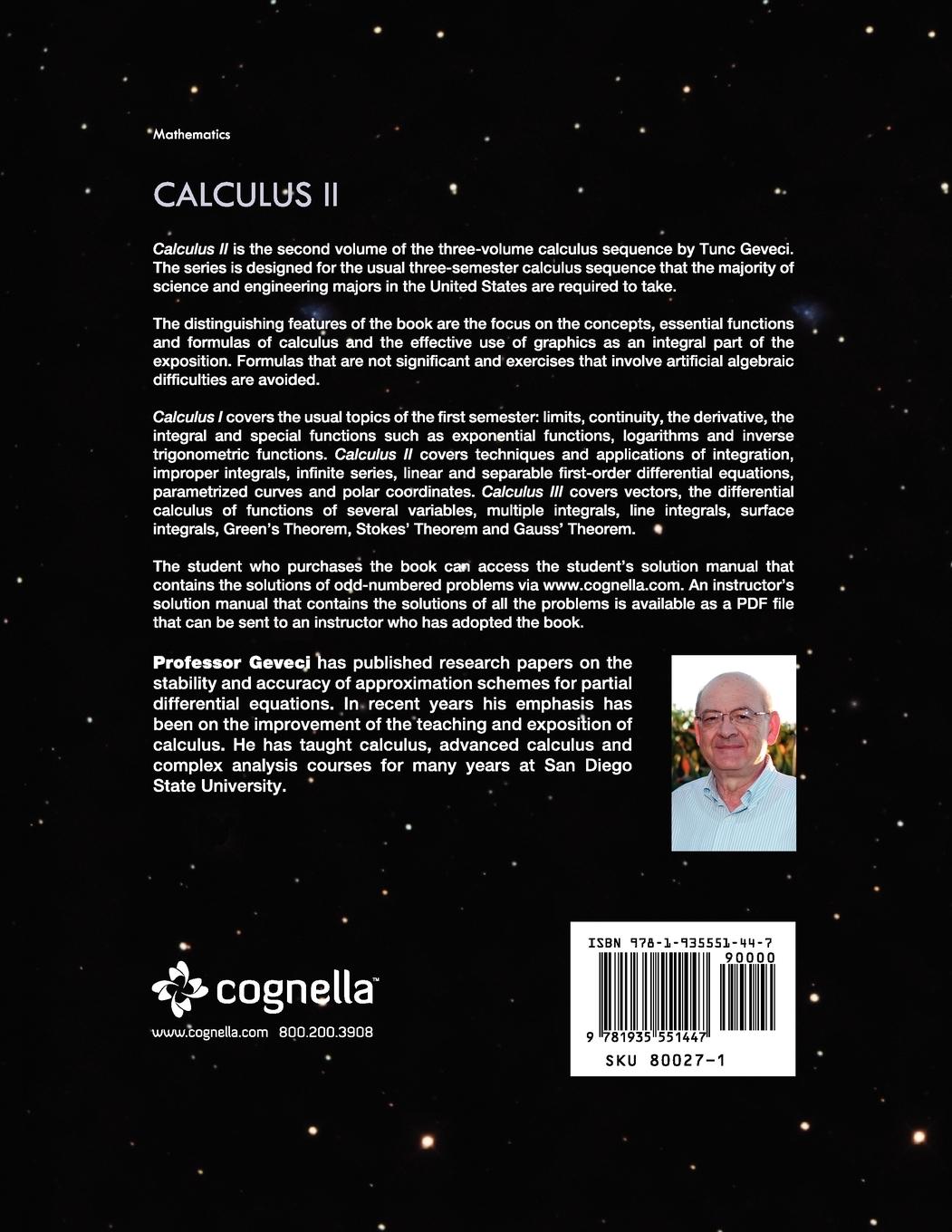 Rückseitencover Calculus II