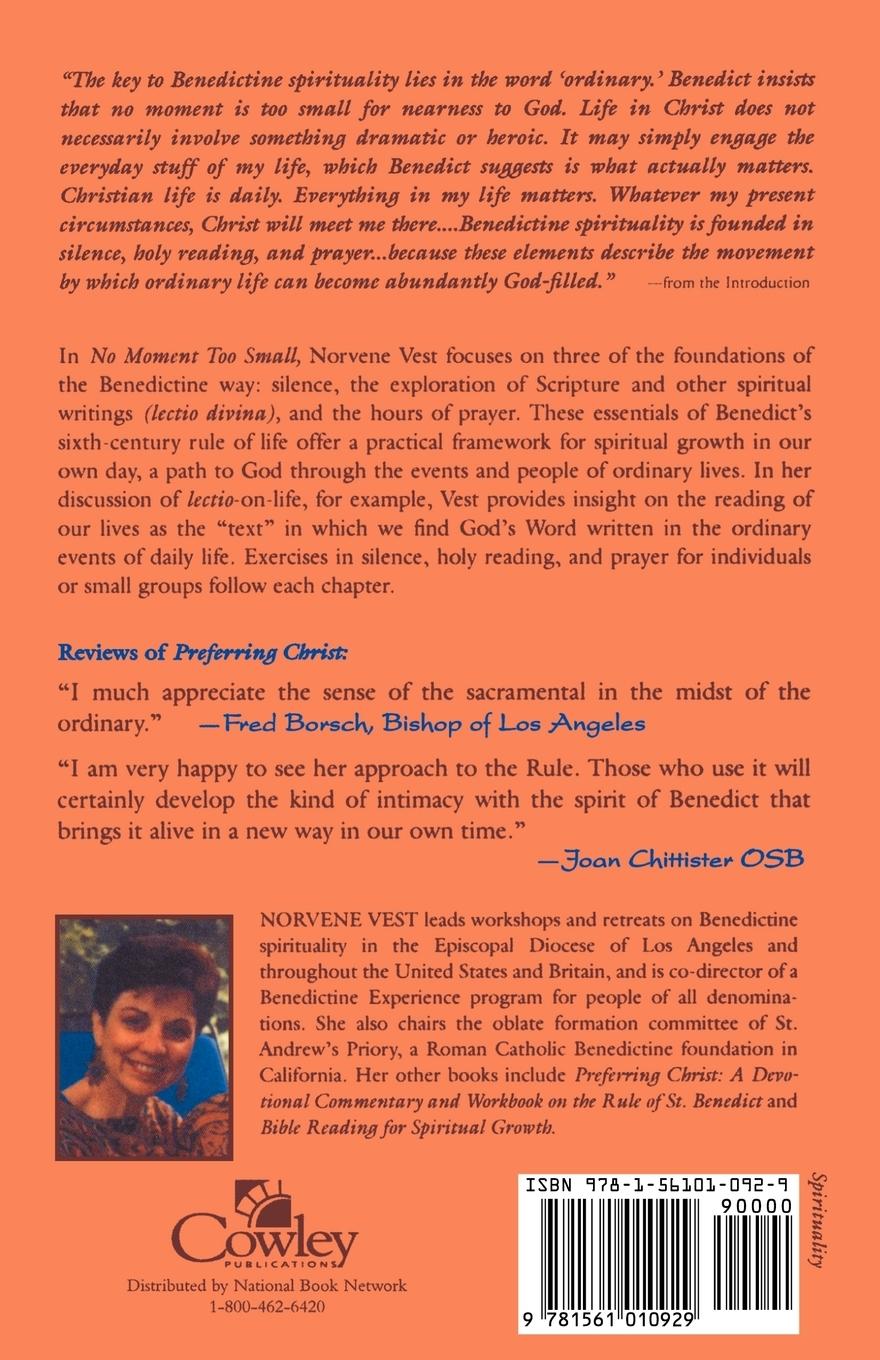 Rückseitencover No Moment Too Small