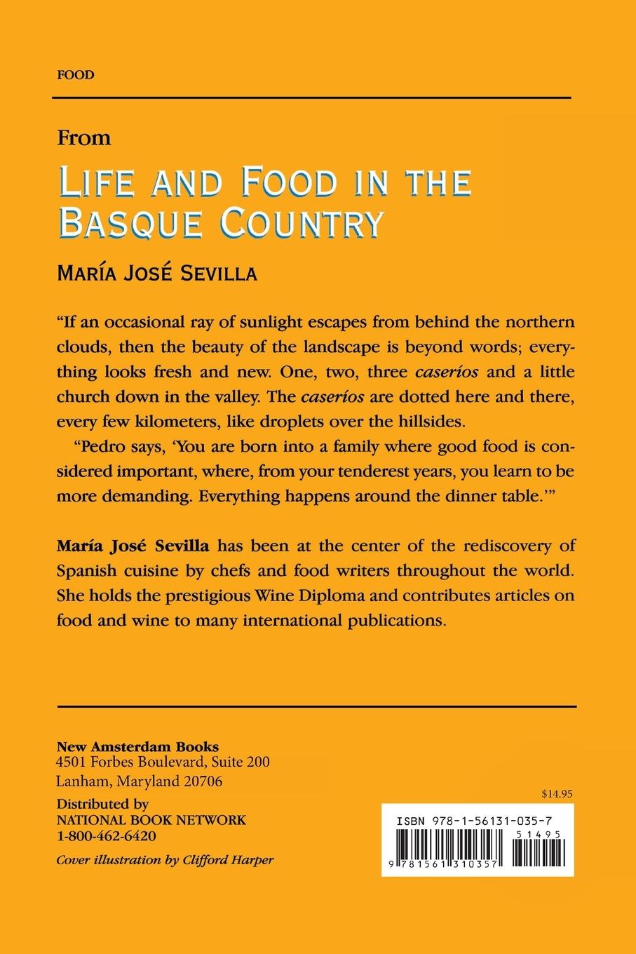 Rückseitencover Life and Food in the Basque Country