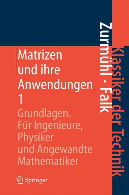 Vorderes Coverbild Matrizen und ihre Anwendungen 1