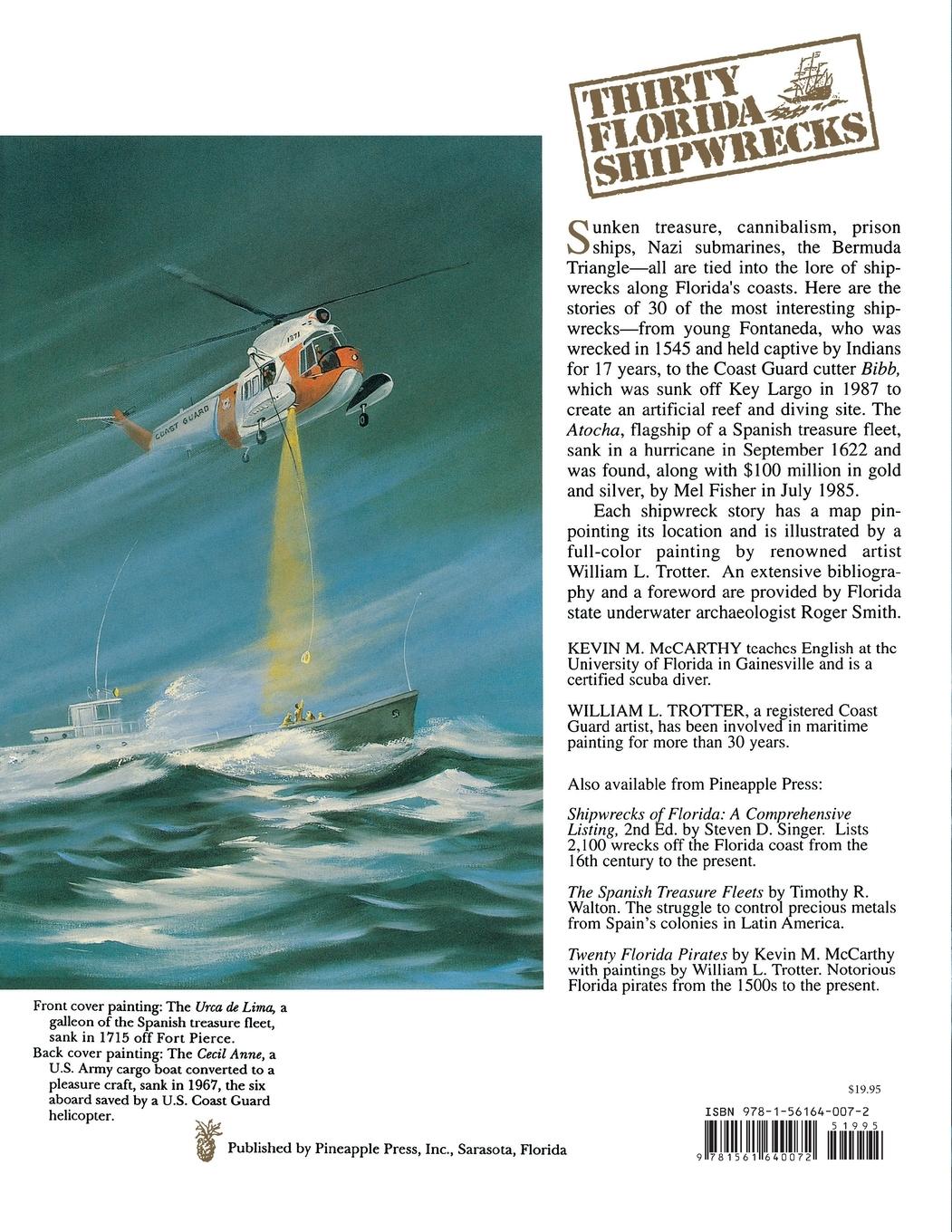 Rückseitencover Thirty Florida Shipwrecks